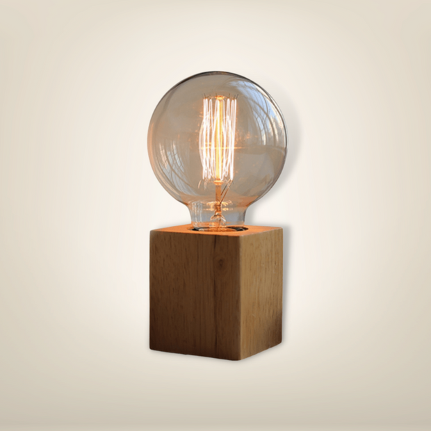 Lampe de Chevet Connectée en Bois | Luminuit