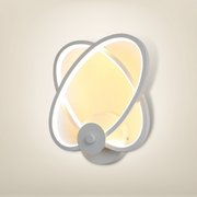 Lampe de chevet etoiles blanche aluminium