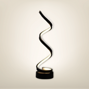 Lampe de chevet led design noire pvc infino