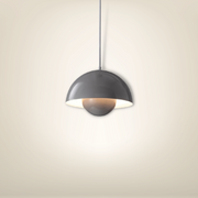 Lampe de chevet moderne led grise aluminium