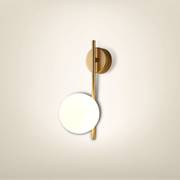 Lampe de chevet Murale avec prise | Dorée Métal