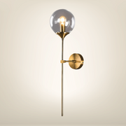 Lampe de chevet murale pour chambre dorée 4 aluminium
