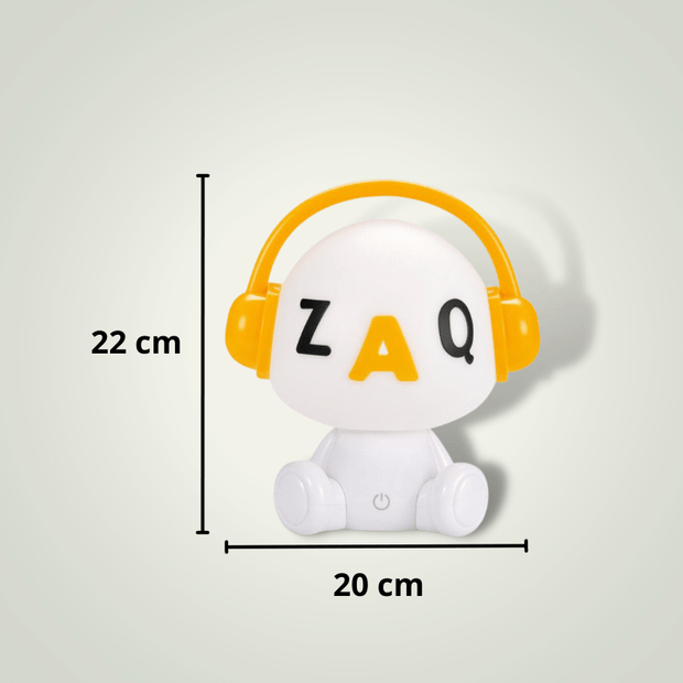 Lampe de chevet animal "Zoosonic" | Orange ABS
