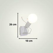 Lampe de chevet Blanche Design | Lightman 2 Métal
