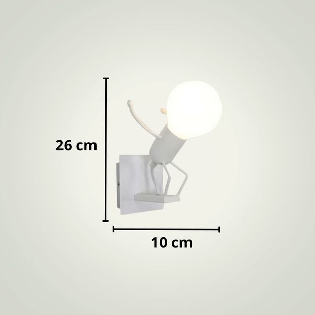 Lampe de chevet Blanche Design | Lightman 2 Métal