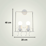 Lampe de chevet Blanche Design | Lightman 3 Métal
