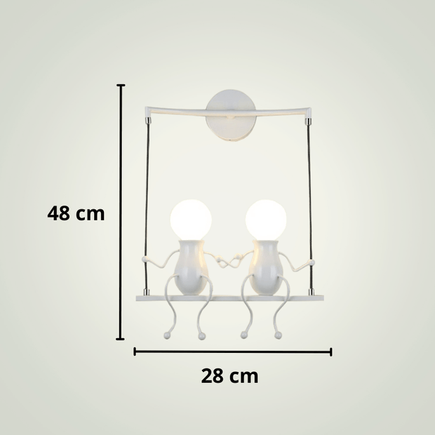 Lampe de chevet Blanche Design | Lightman 3 Métal