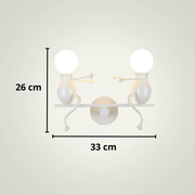 Lampe de chevet Blanche Design | Lightman 4 Métal