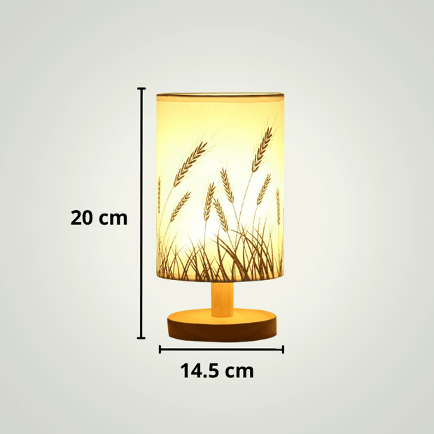 Lampe de chevet Bois Naturel | Blé Bois clair