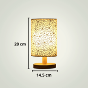 Lampe de chevet Bois Naturel | Fleur Bois clair