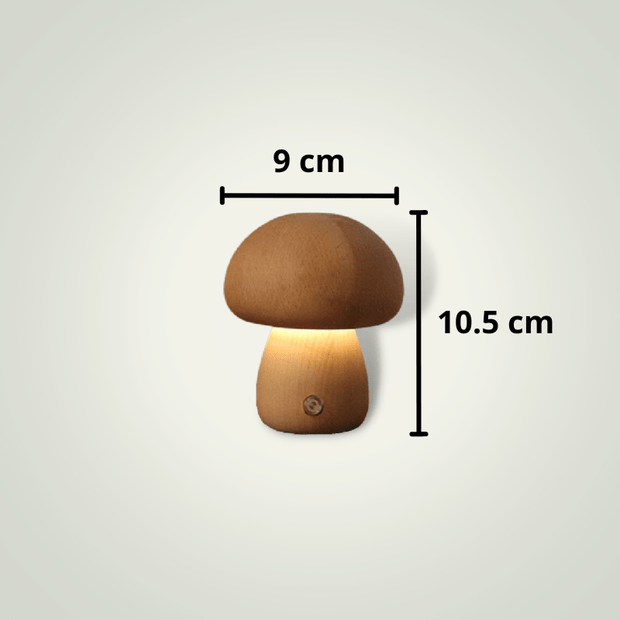 Lampe de chevet Champignon | Petite Fine | Bois Clair Bois clair