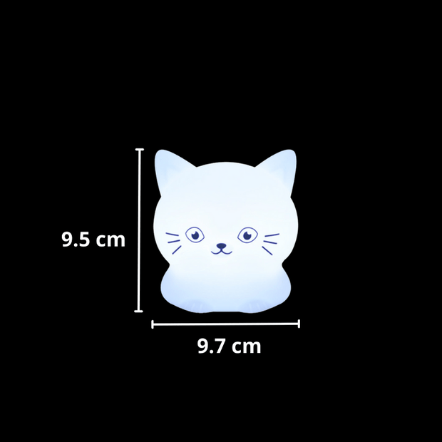 Lampe de chevet Chat | RGB Silicone