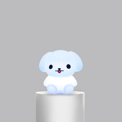 Lampe de chevet Chien | RGB Silicone