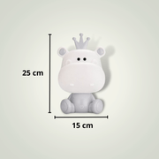 Lampe de chevet Cochon | Grise ABS