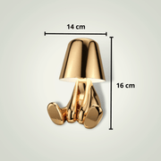 Lampe de chevet Dorée Design | MiniBoy 17 Métal