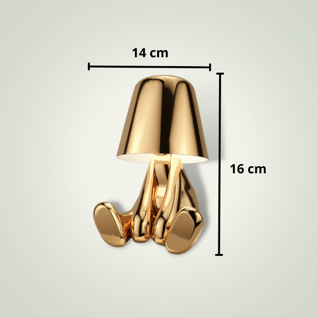 Lampe de chevet Dorée Design | MiniBoy 17 Métal