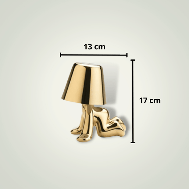 Lampe de chevet tactile dorée, Je commande !