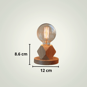 Lampe de chevet en bois | Pentagone Bois clair
