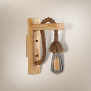 Lampe de chevet Industrielle | Bois Clair Bois clair