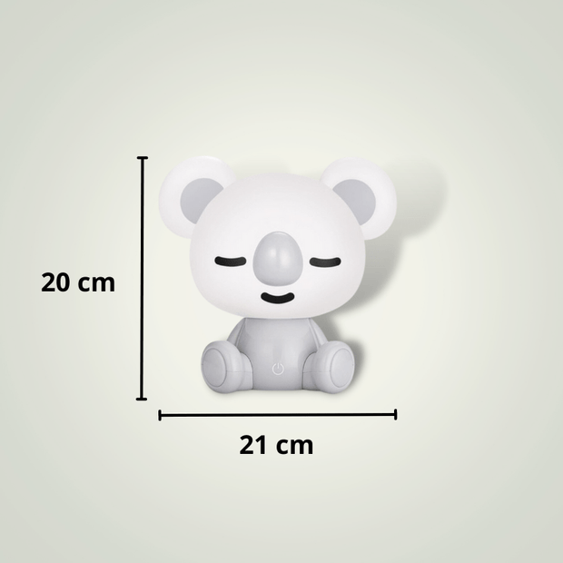 Lampe de chevet Koala | Grise ABS