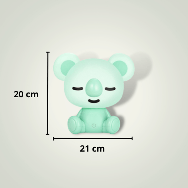 Lampe de chevet Koala | Verte ABS