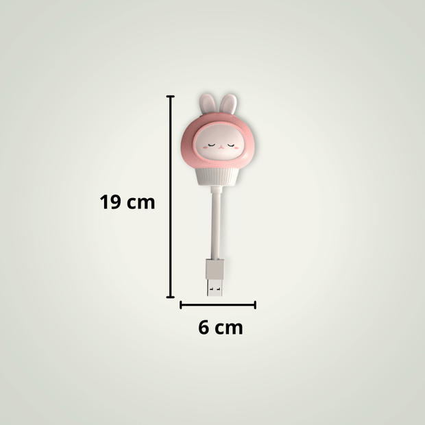 Lampe de chevet Lapin | USB Silicone