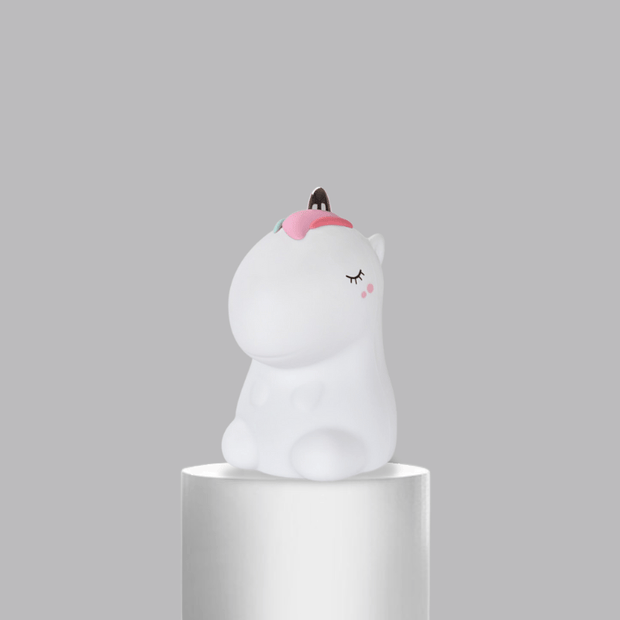 Lampe de chevet Licorne  Blanche – Le Coin Lumineux