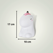 Lampe de chevet Licorne | Blanche Silicone