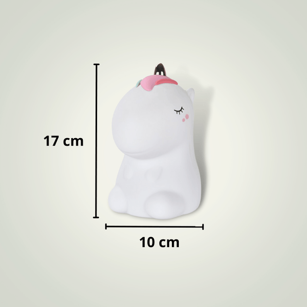 Lampe de chevet Licorne | Blanche Silicone