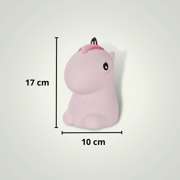 Lampe de chevet Licorne | Rose Silicone