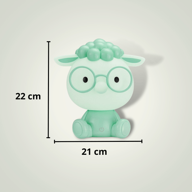 Lampe de chevet Mouton | Verte ABS