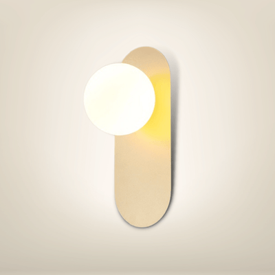 Lampe de chevet Murale avec prise | Doré Métal