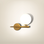 Lampe de chevet Murale avec prise | Dorée Métal