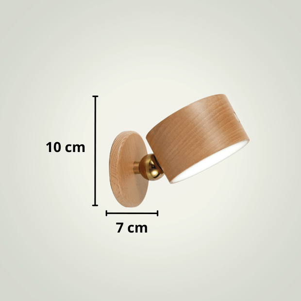 Lampe de chevet Murale Bois Clair Bois clair