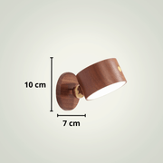 Lampe de chevet Murale Bois Foncé Bois foncé