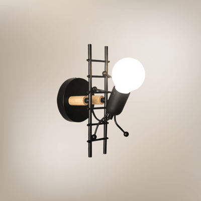 Lampe de chevet Noire Design | Lightman 3 Métal