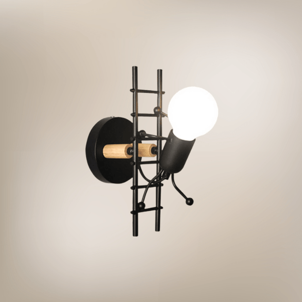 Lampe de chevet Noire Design | Lightman 3 Métal