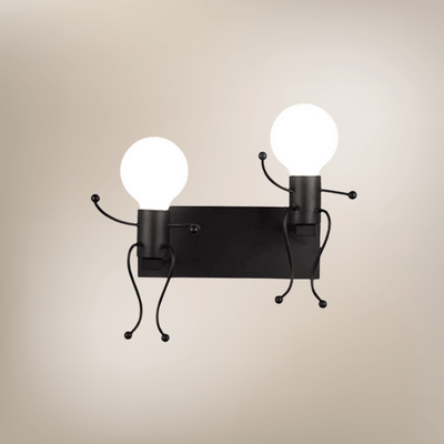 Lampe de chevet Noire Design | Lightman 4 Métal