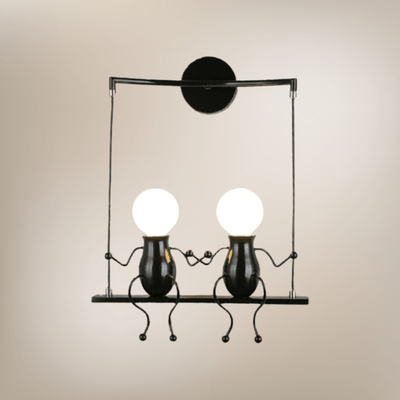 Lampe de chevet Noire Design | Lightman 5 Métal