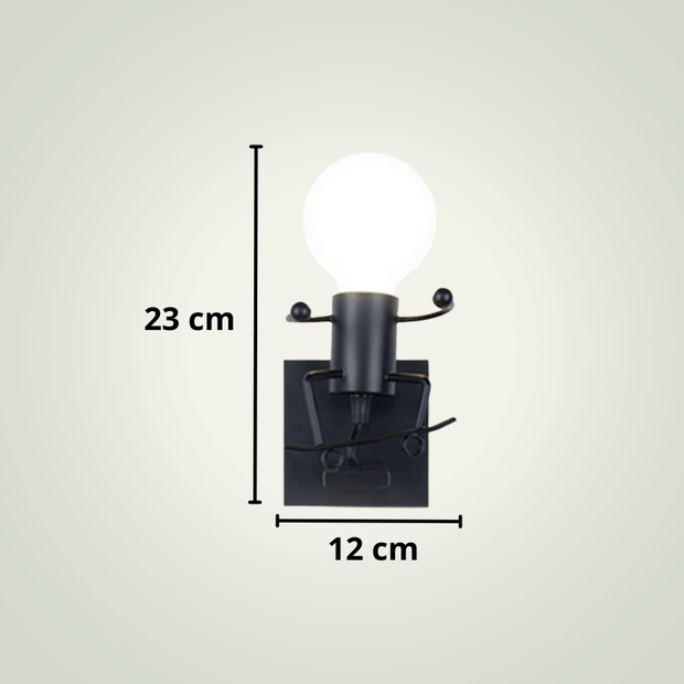 Lampe de chevet Noire Design | Lightman 7 Métal