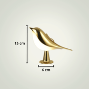 Lampe de chevet Oiseau | Dorée PVC