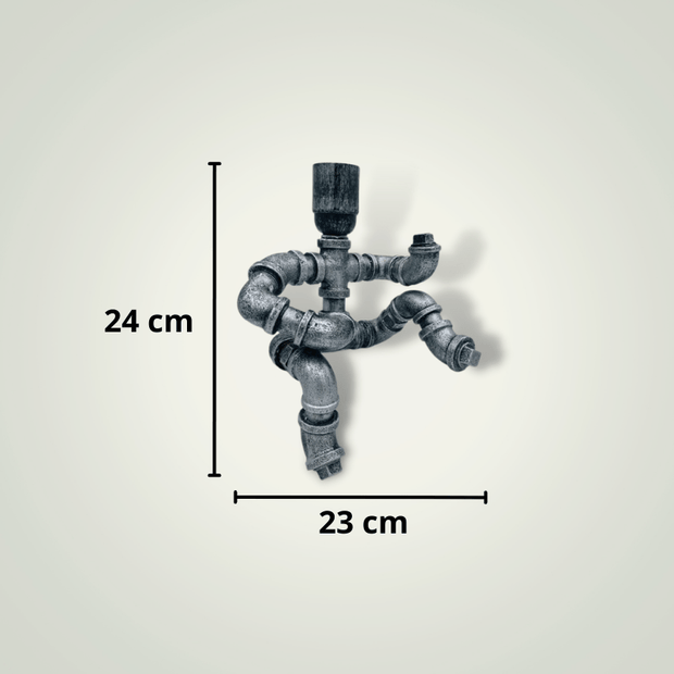 Lampe de chevet Robot | Argentée Métal