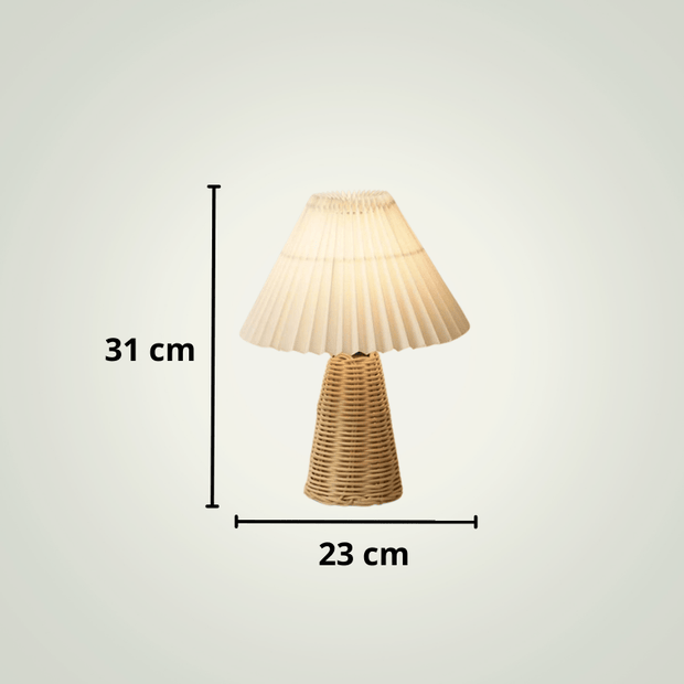 Lampe de chevet Rotin | Blanche Rotin