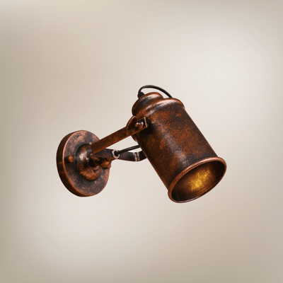 Lampe de chevet Style industrielle | Une | Bronze Métal