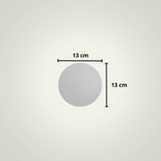 Lampe de chevet suspendue au mur | 13cm | Blanche Aluminium