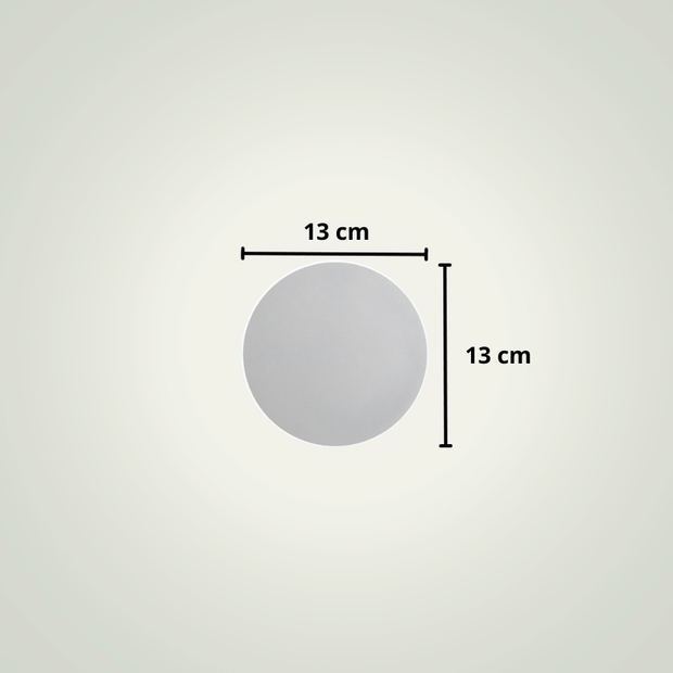 Lampe de chevet suspendue au mur | 13cm | Blanche Aluminium