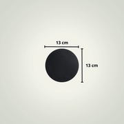 Lampe de chevet suspendue au mur | 13cm | Noire Aluminium