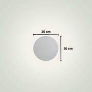 Lampe de chevet suspendue au mur | 30cm | Blanche Aluminium