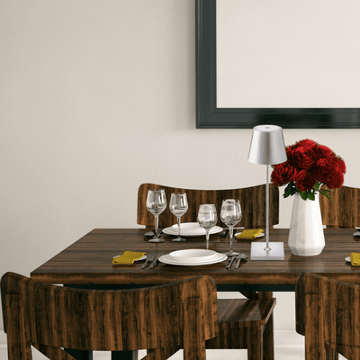 Lampe de table Sans fil Restaurant | Argentée Aluminium