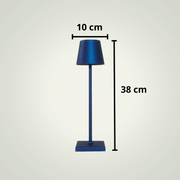 Lampe de table Sans fil Restaurant | Bleue Foncée Aluminium